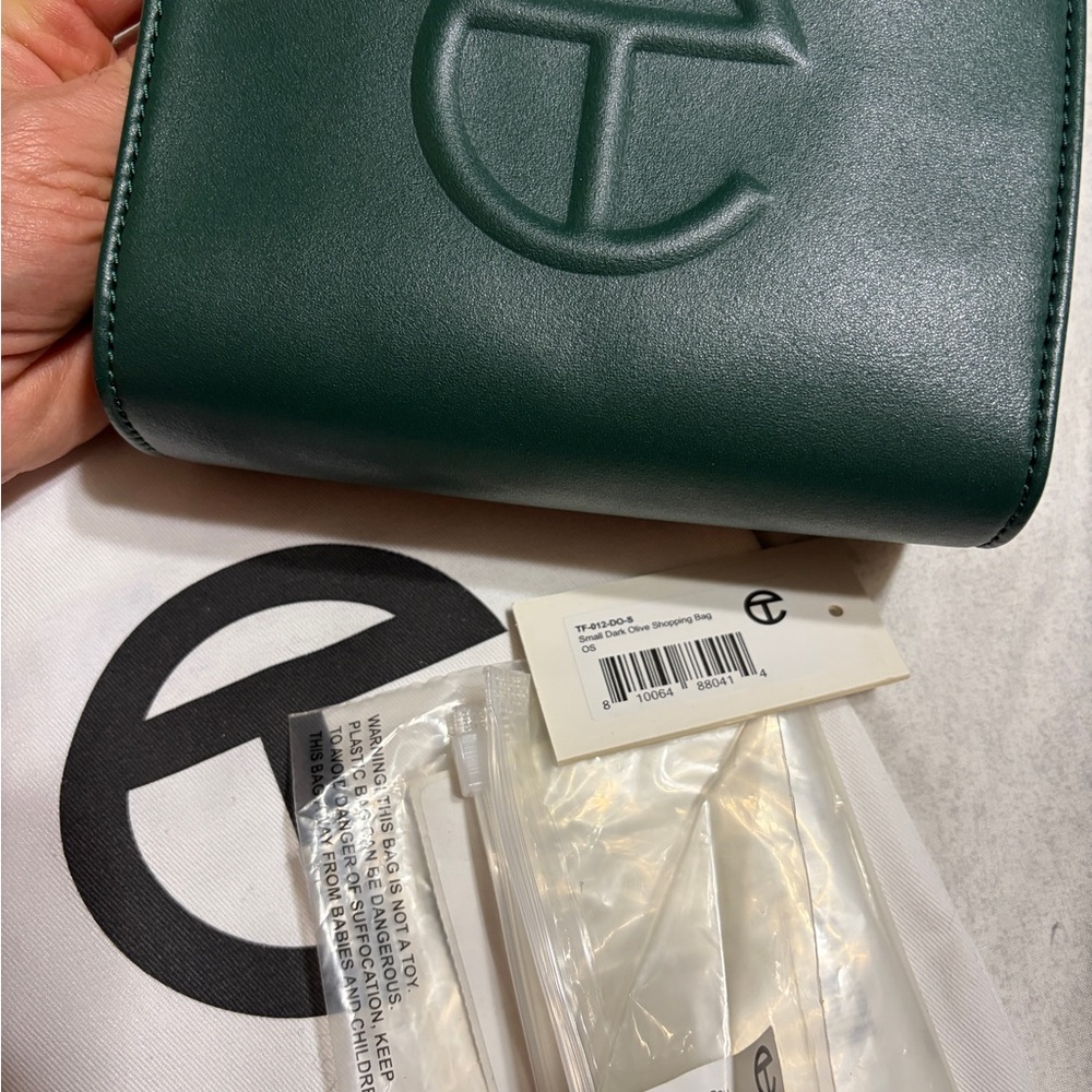 Telfar Dark Green Shopping Bag